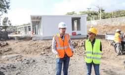 Saint-Denis : le futur groupe scolaire de Champ-Fleuri prend forme