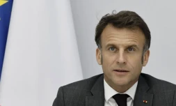  Avec la guerre en Ukraine, Emmanuel Macron s'assure une meilleure popularité AFP / © AFP or licensors