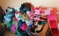 Collecte de l'association Femmes 974 : appel aux bénévoles pour trier les sacs 