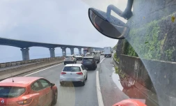 Accident pointe du gouffre route du littoral