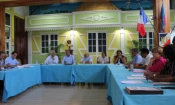 Visite du président du conseil départemental à Saint-Louis