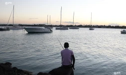 Pêcheur île Maurice