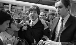 Paul McCartney près de Paris en mai 1965 ( AFP / - )