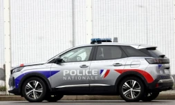 Véhicule de police, Calais le 23 octobre 2024. ( AFP / Sameer Al-Doumy )
