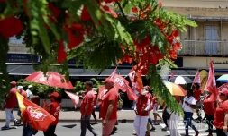 Saint-Denis - Manifestation contre la vie chère et le gouvernement