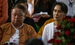 Win Htein et Aung San Suu Kyi le 17 août 2017