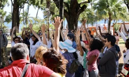 14 juillet manifestation saint-denis anti restrictions sanitaires et obligation vaccinale