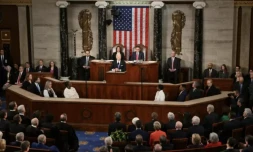 Joe Biden Ă Washington le 7 mars 2024 ( AFP / Mandel NGAN )