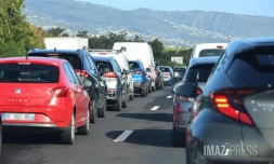 embouteillages de l'est vers le nord