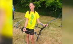 Tir à l'arc : Enora, dionysienne de 12 ans, est championne de France