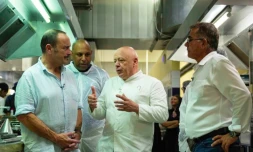 Saint-Paul : la CCIR a accueilli le chef étoilé Thierry Marx pour un déjeuner 