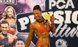 Bodybuilding : l'Alsaco-Réunionnaise Laurence Diss décroche le titre sur la scène du Bangkok Showdown