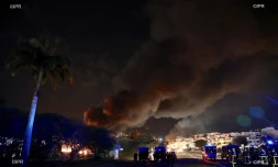 Le Port, Rivière des Galets, échauffourées, manifestants, visite présidentielle