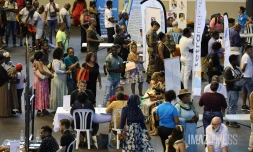 salon de l'emploi stade Ivoula 