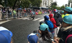 Saint-Paul : les enfants de l'Athlécoles ont assistés à l'épreuve de cyclisme 