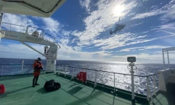 Evacuation d'un marin hélicoptère Panther FAZSOI 20 avril