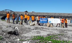 Photo Surfrider et Uniscité