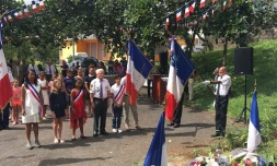 dépôt de gerbe Journée nationale du souvenir Saint-Paul