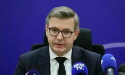 Le procureur de la République de Meaux, Jean-Baptiste Bladier, le 26 décembre 2023 à Meaux ( AFP / ALAIN JOCARD )