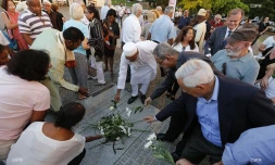 Hommage pour les victimes de Trèbes à Saint-Denis