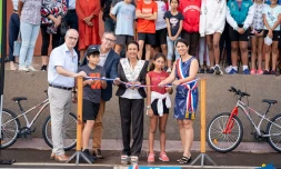 La Possession : inauguration de la piste de sécurité routière