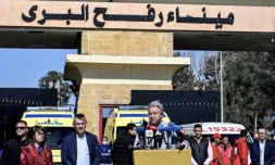 Aux portes de Gaza, le chef de l'ONU appelle Ă mettre fin au "cauchemar"