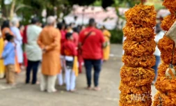 Bras-Panon : les pénitents de la chapelle Sylvio Cadivel-Pétiaye réunis pour la marche sur le feu