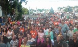 Meeting Thierry Robert au Tampon