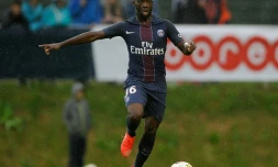 Jonathan Ikone lors d'un match amical du PSG contre West Bromwich Albion, le 13 juillet 2016 à Schladming