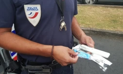 Contrôles routiers à Saint-Denis