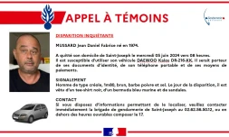 Saint-Joseph : depuis plus d'une semaine, Jean-Daniel Mussard est porté disparu