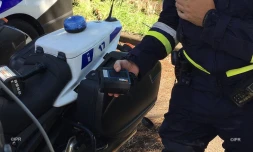 Jumelle radar de la Police Nationale