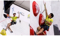 Escalade : les Réunionnais Sam Poullain et Max Bertone champions de France de difficulté Jeunes 