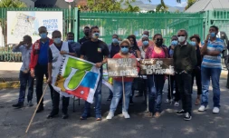 Conseil régional : une trentaine d'agents manifestent FSU