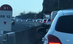 bouchons route du littoral 24 octobre 2019 visite président
