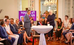 Visite ministérielle plan égalité hommes femmes photo département