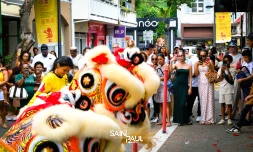Célébration du nouvel an chinois à Saint-Denis