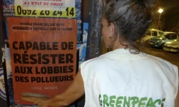 campagne affichage Greenpeace présidentielle