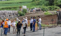 Un réservoir de 20 000 m3 en cours de construction