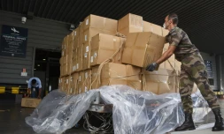 1.886 colis de masques et protections sanitaires réceptionnés par les FAZSOI 