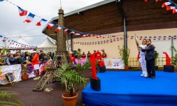 La Flamme olympique au Tampon