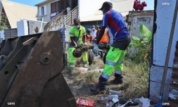 moustique nettoyage vid fond de kour ravine à marquet