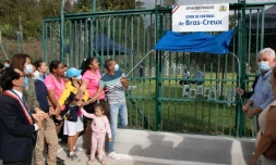 Le Tampon : inauguration des tribunes du stade de Bras Creux