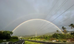 arc en ciel paysages pluie ouest météo réunion
