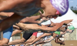 Troisième journée du meeting de natation de l'océan indien