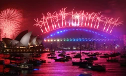 Feux d'artifice du Nouvel An à Sydney le 1er janvier 2020