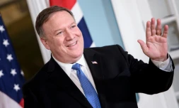 Le secrétaire d'État américain Mike Pompeo à Washington, le 26 juin 2018