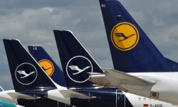 Des avions de la compagnie aérienne allemande Lufthansa sur le tarmac de l'aéroport de Munich, le 18 juin 2020