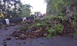 Gros éboulis à la Ravine à Malheur