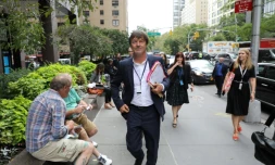 Nicolas Hulot à New York le 18 septembre 2017